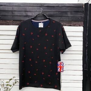 Silver Stone Collection 100% Cotton AOP Graphic T-shirt, Size Large